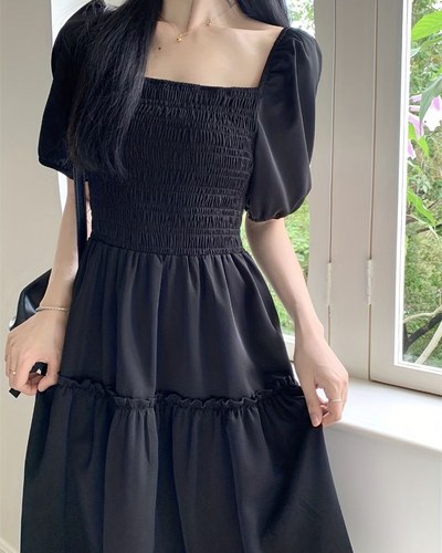 Maxi black dress 