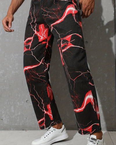 Lighting pants  (red)